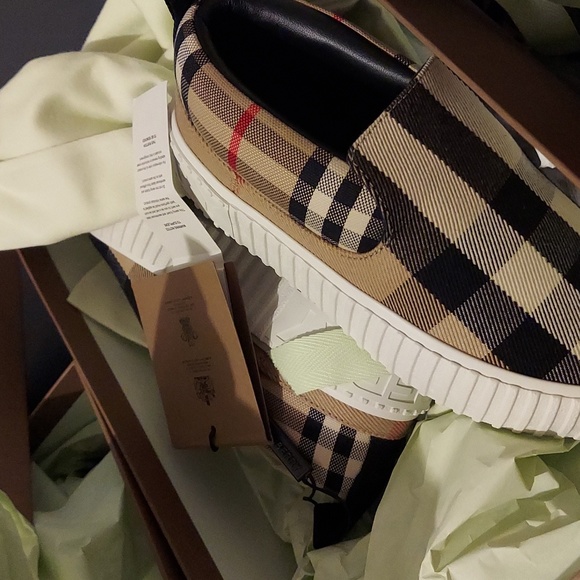 Andrew Archive Check Loafers - Archive Beige Check - Size 3.5 (Child - Picture 3 of 5